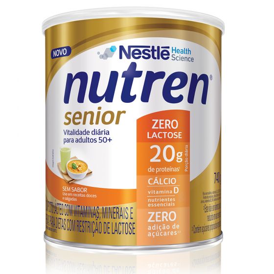 nutren senior zero lactose 740g